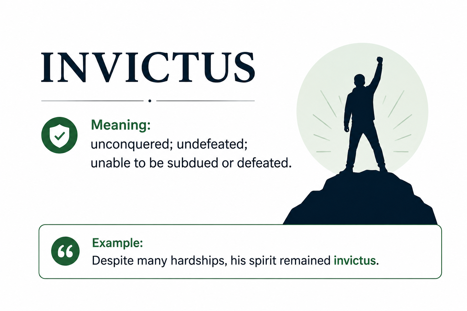 How To Use Invictus Correctly in Texting and Chats