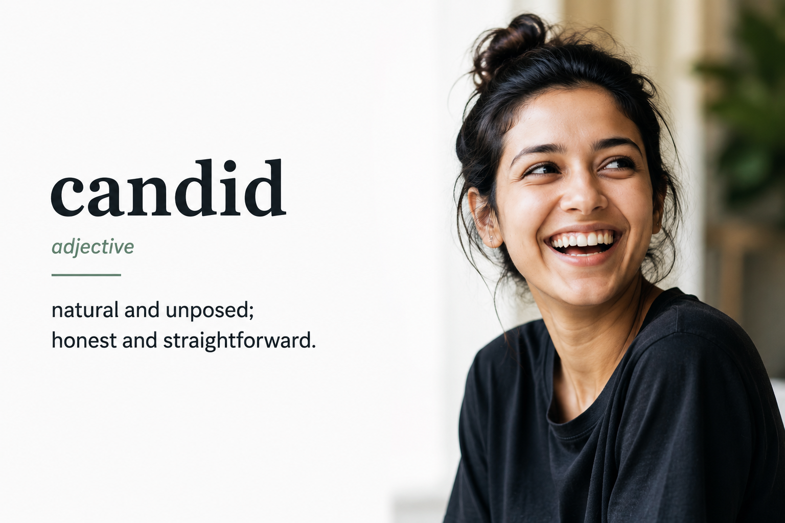 candid meaning