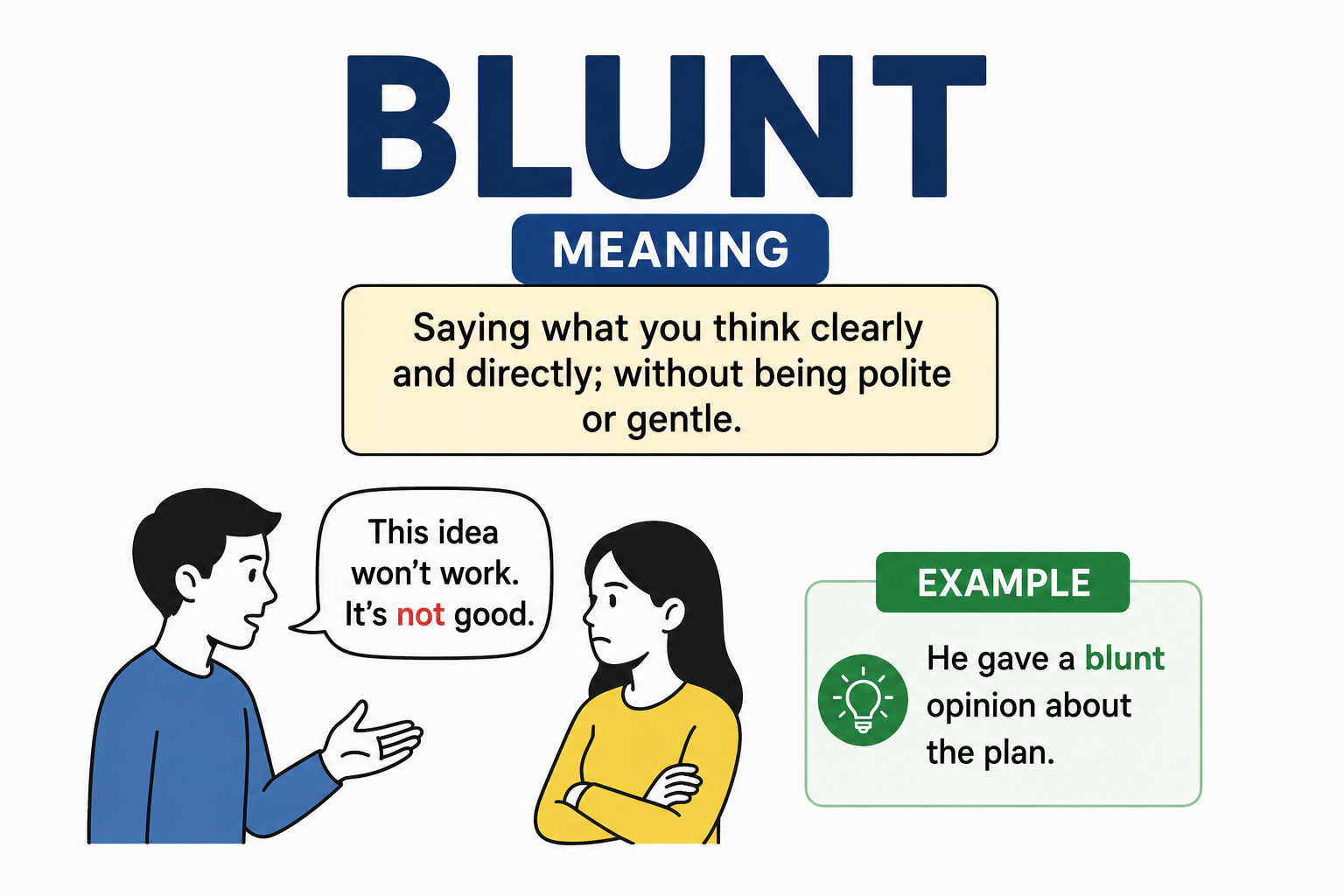 Blunt Meaning
