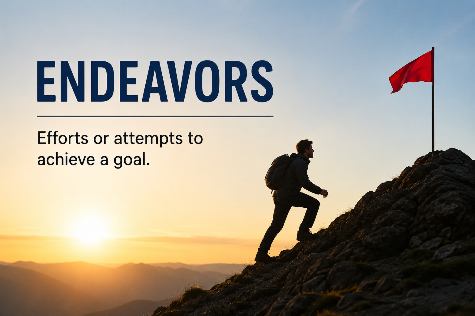 Endeavors Meaning