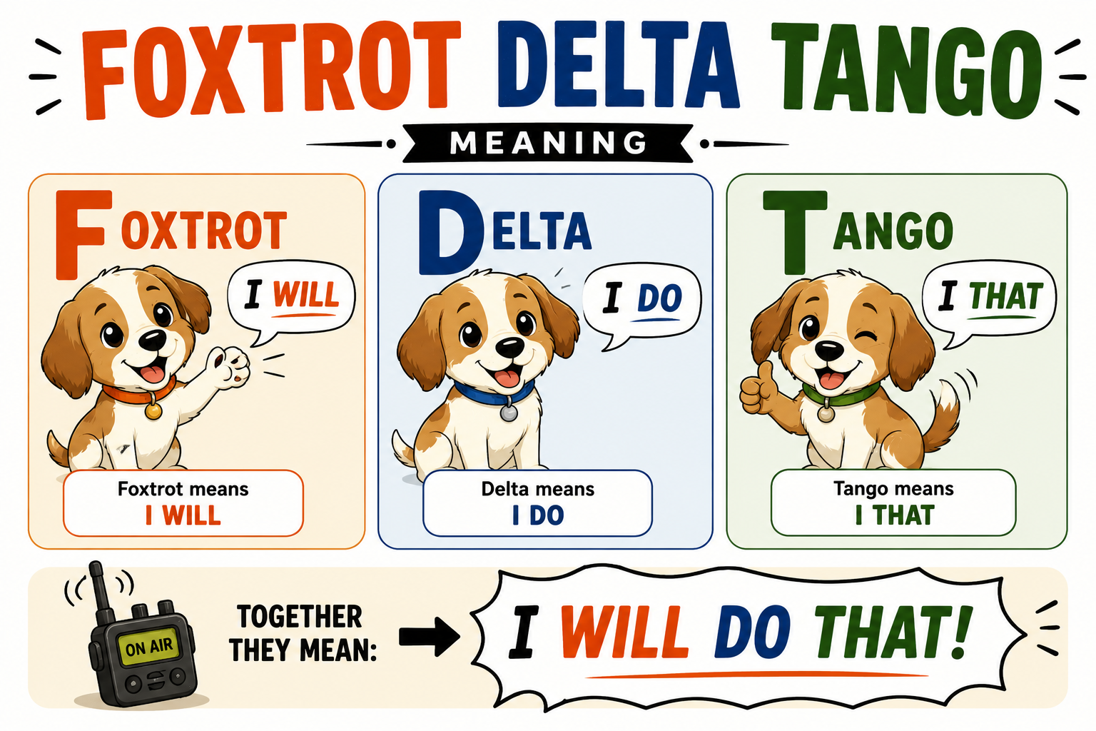 Foxtrot Delta Tango Meaning