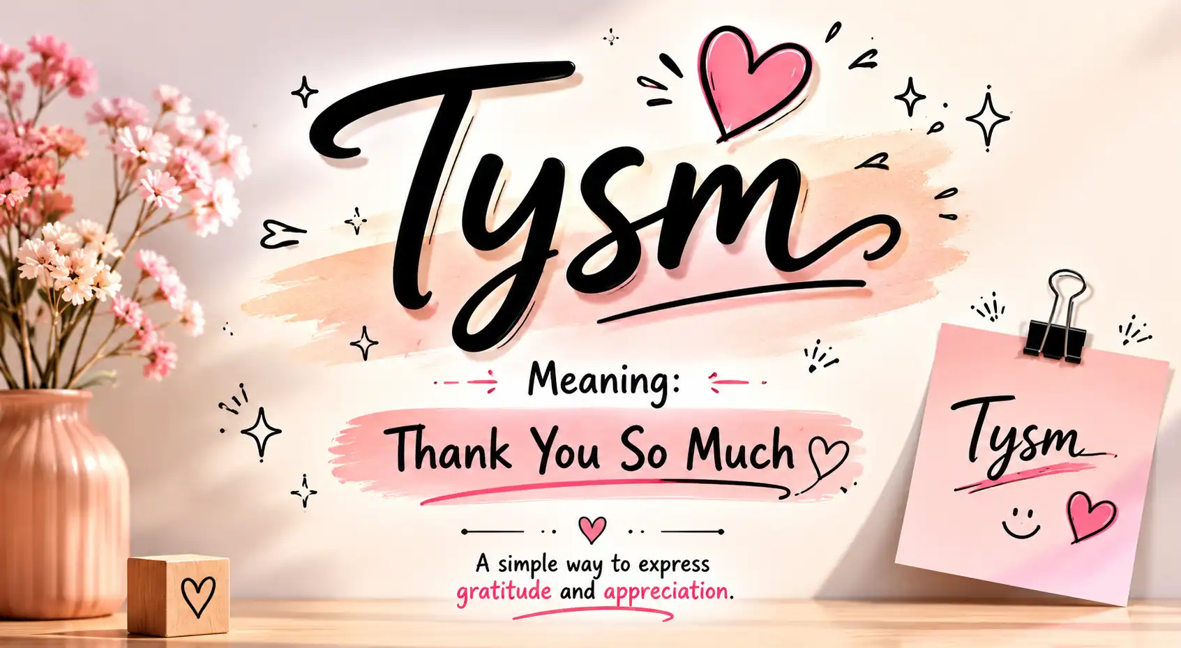 TYSM Meaning as a Reply to Someone Else’s Message