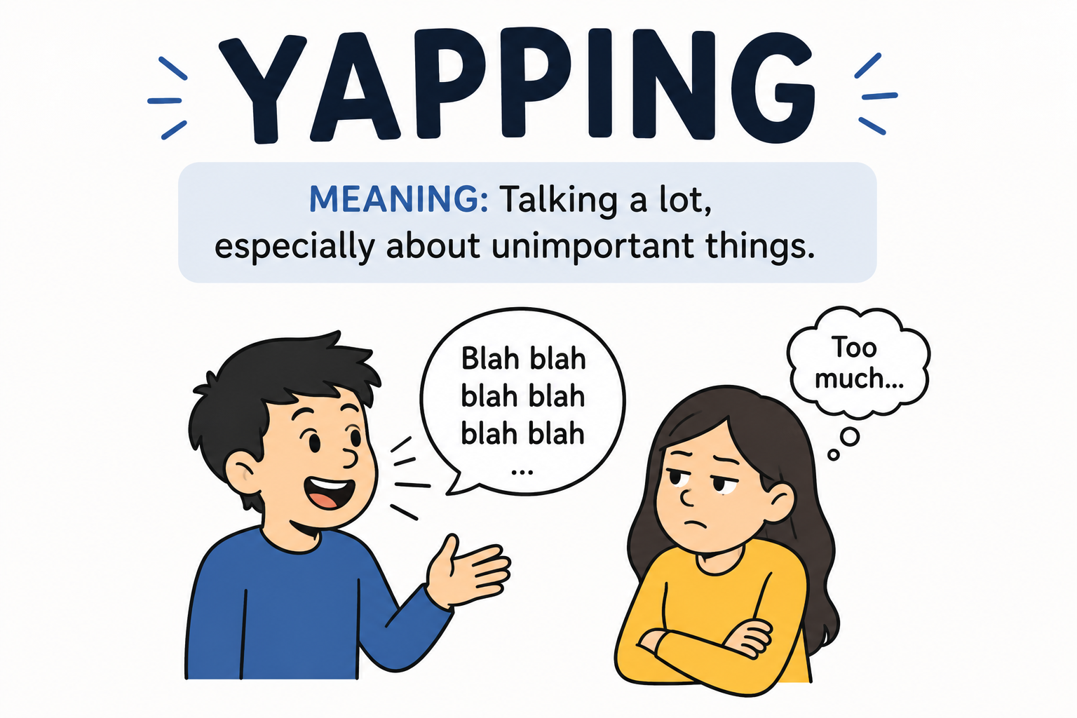 Yapping Meaning