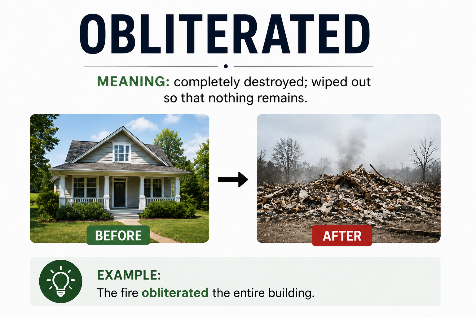 obliterated meaning