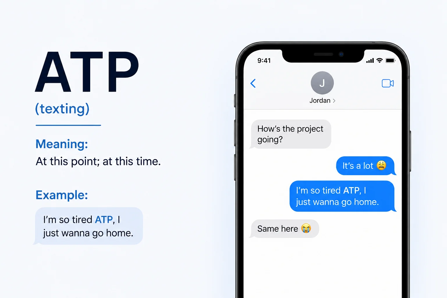 ATP Meaning Texting