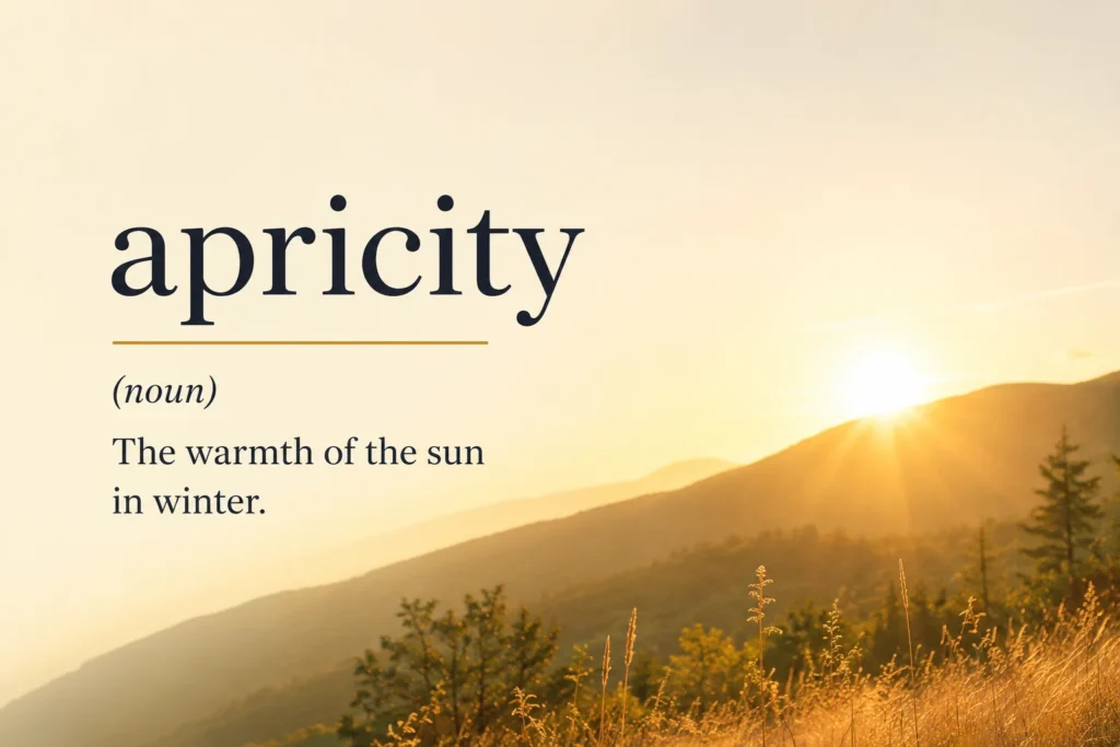 Apricity Meaning: The Beautiful Winter Word Everyone Should Know in 2026
