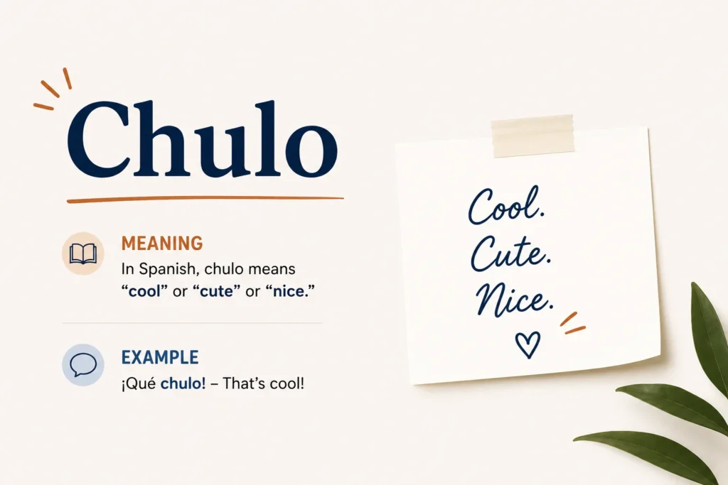 Best Chulo Meaning: Definition  Origin  Uses  and Modern Slang Explained 2026