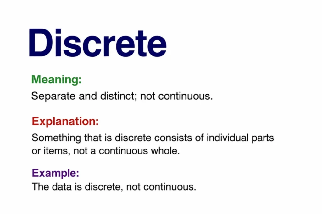 Best Discrete Meaning: Definition Usage Examples and Origin 2026