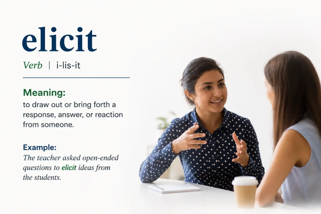 Best Elicit Meaning: Definition, Uses, Examples, and Modern Usage Guide 2026