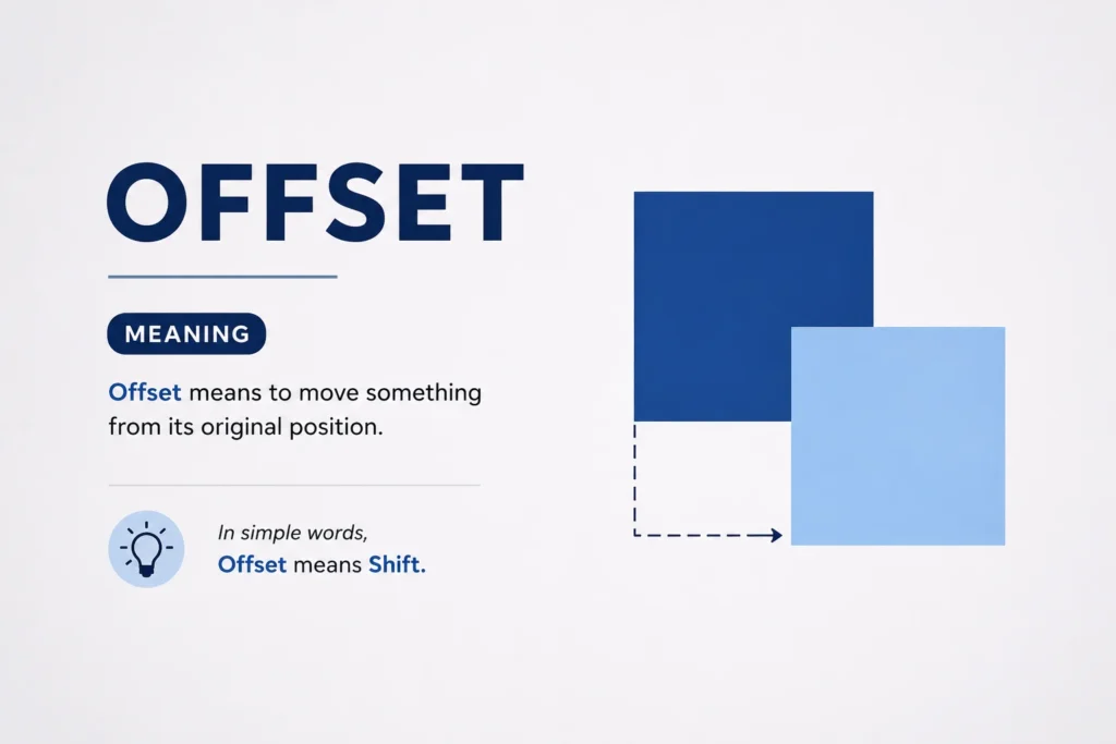 Best Offset Meaning: Definition Uses Examples  and Modern Context 2026