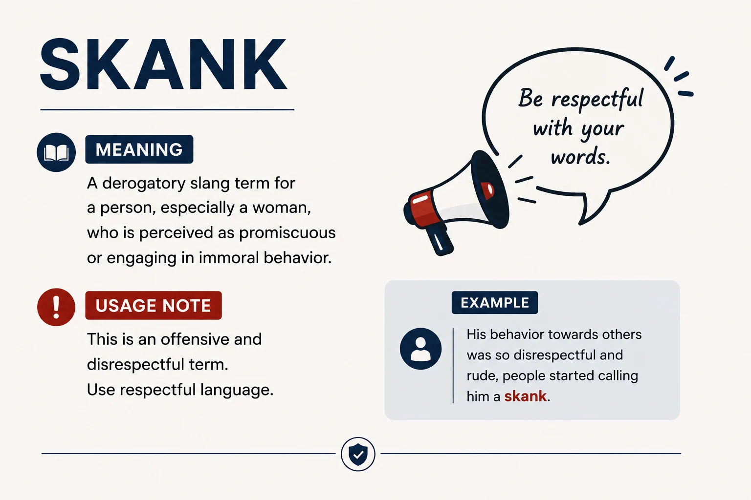 Skank Meaning