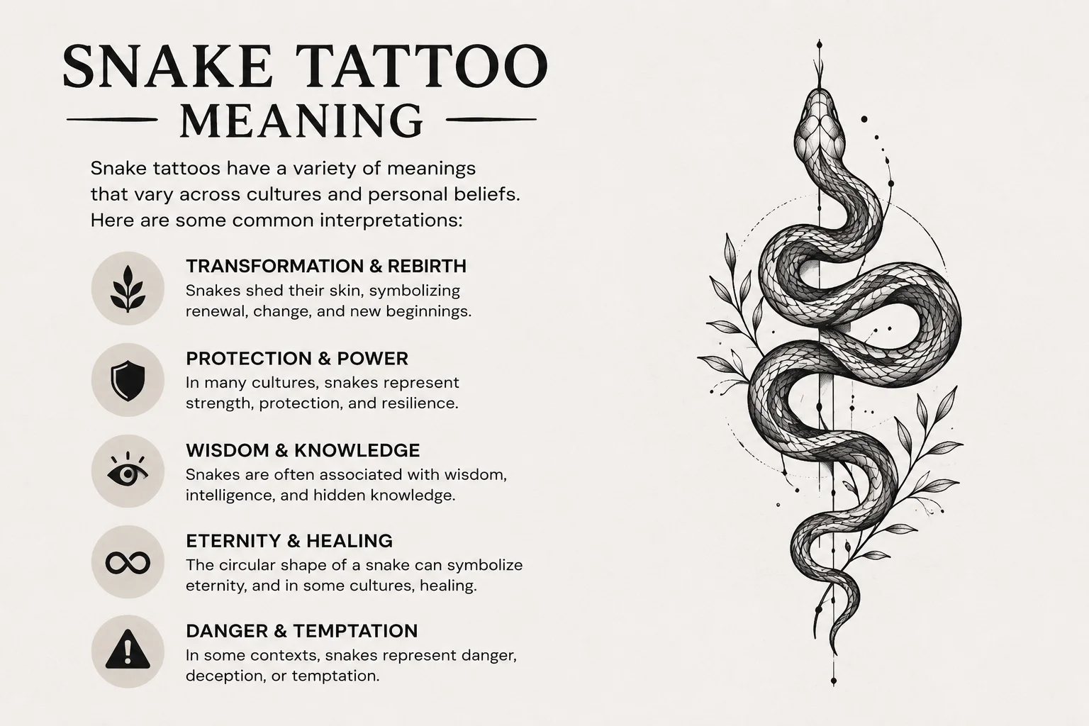 Snake Tattoo Meaning