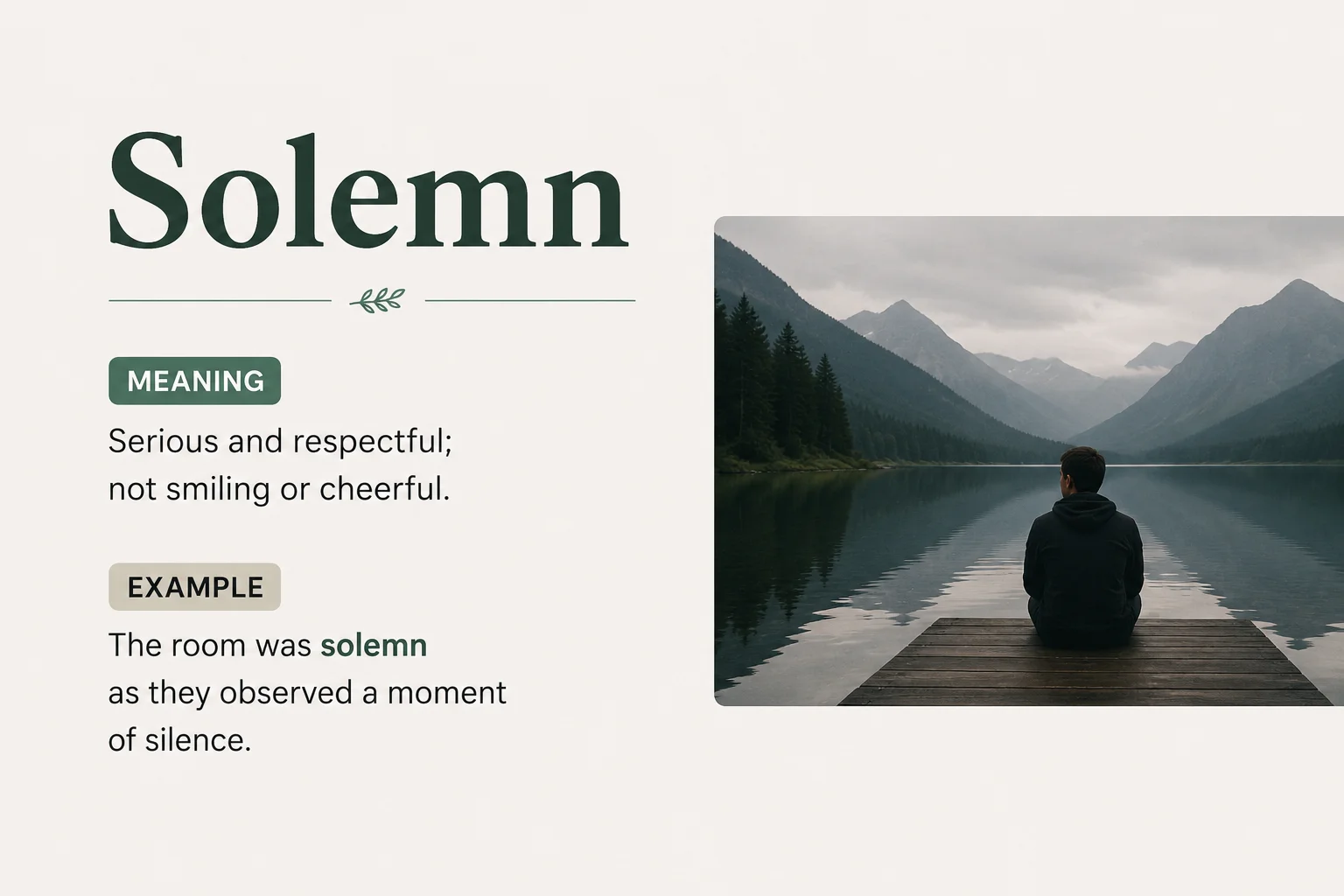 Solemn Meaning