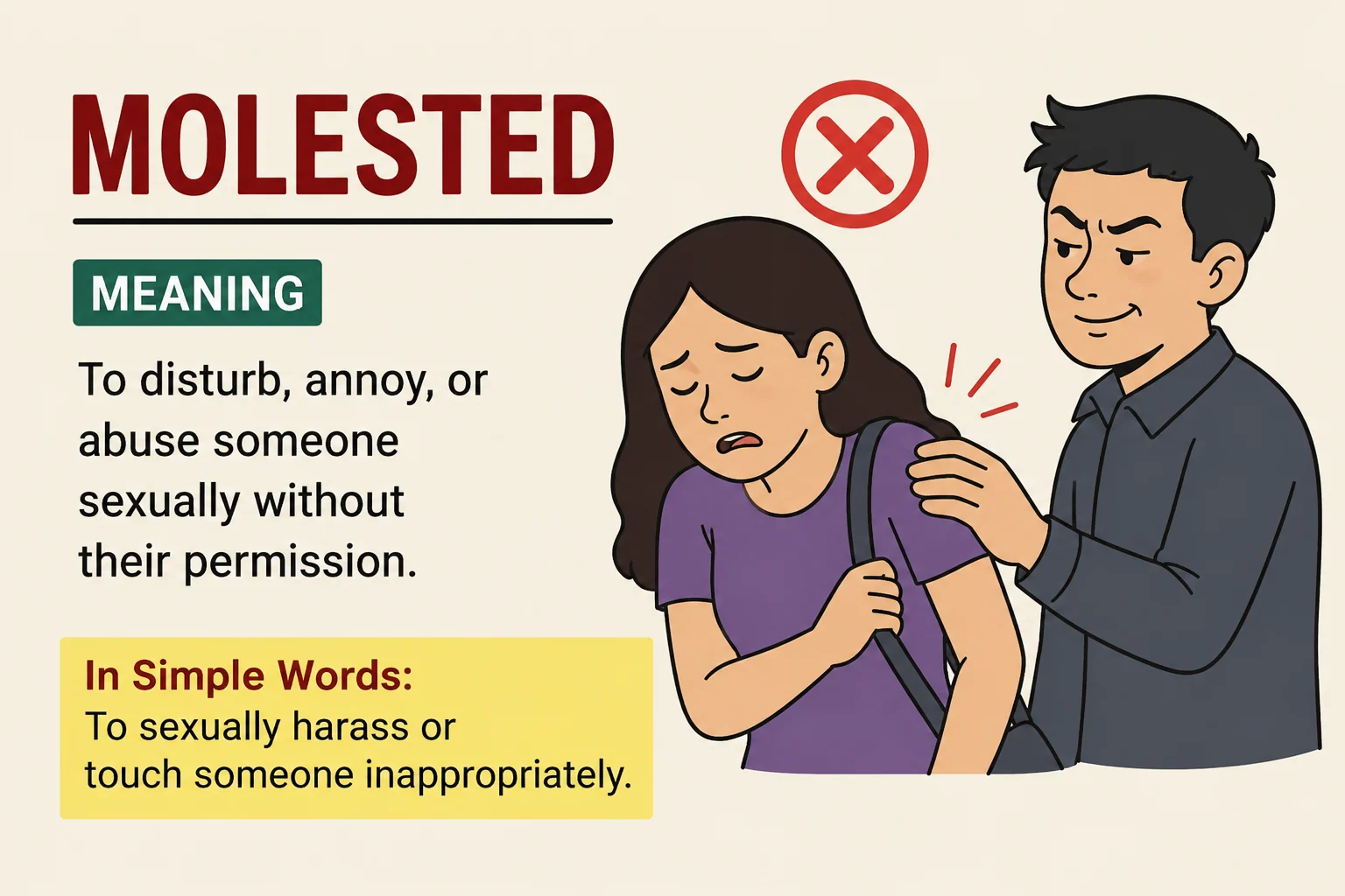 molested meaning