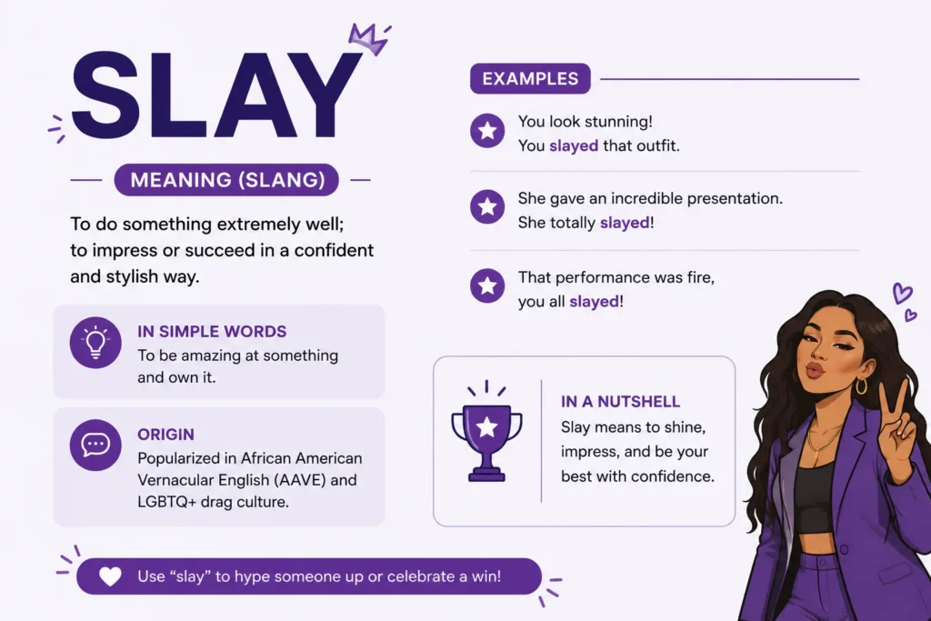 Best Slay Meaning Slang: What Does “Slay” Mean in Text, TikTok, and Social Media? 2026